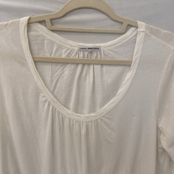 Standard James Perse SHEER SLUB LONG SLEEVE CREW size 3 - Picture 5 of 6